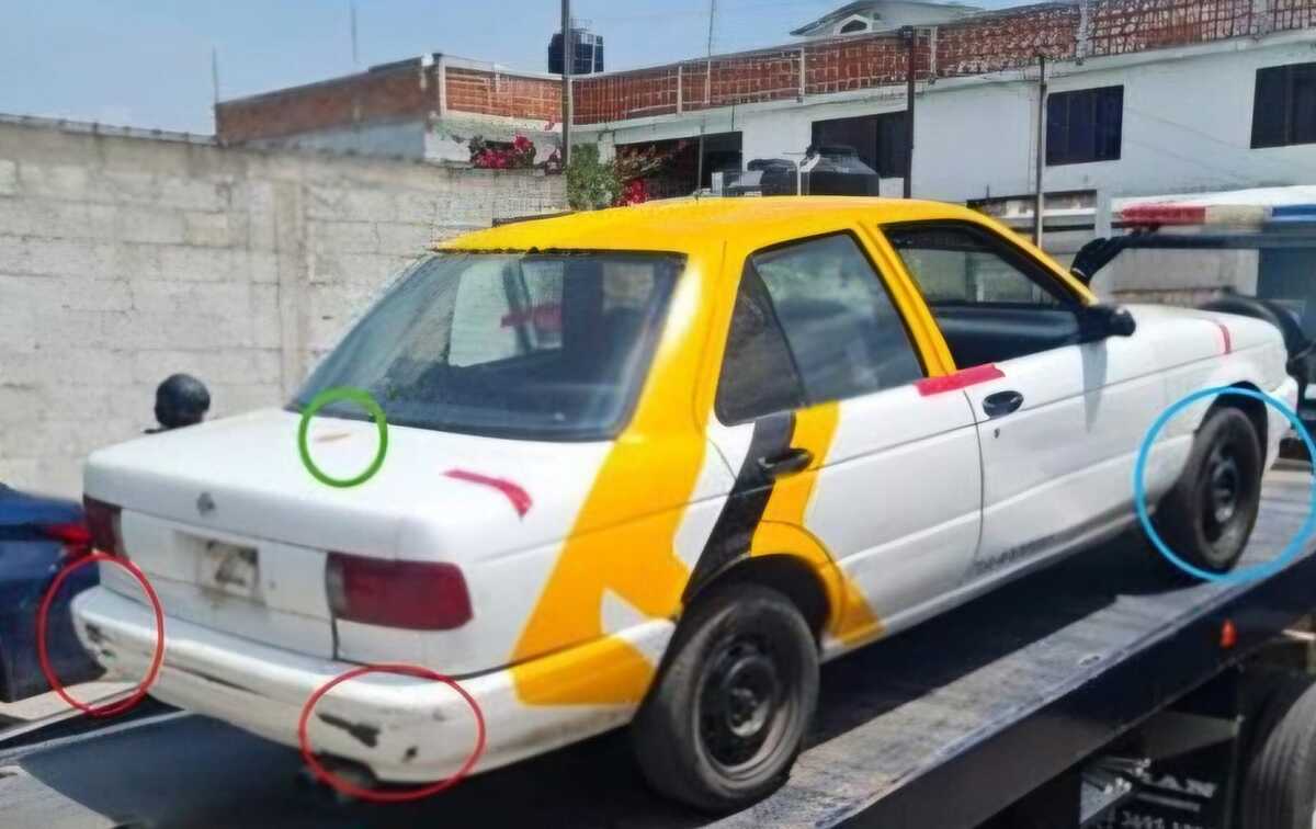 Taxista agredió a inspector de transporte. (Cortesía)