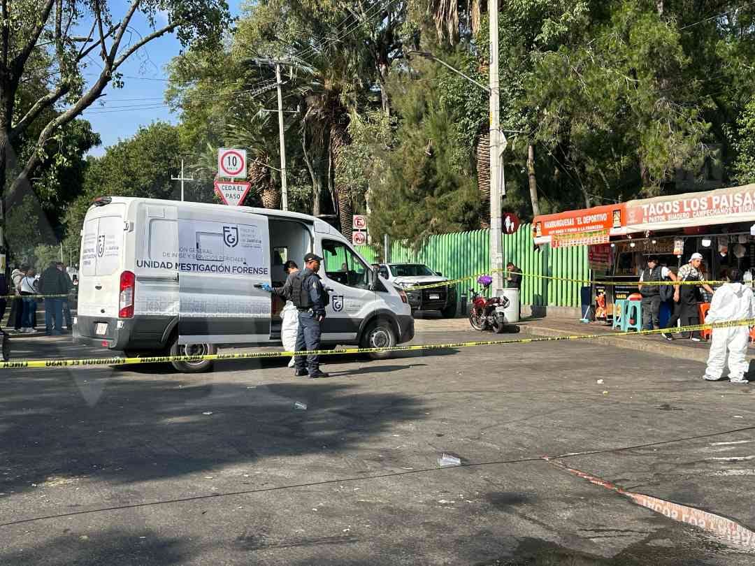 Zona acordonada en Deportivo Xochimilco. | Foto: Jorge Becerril