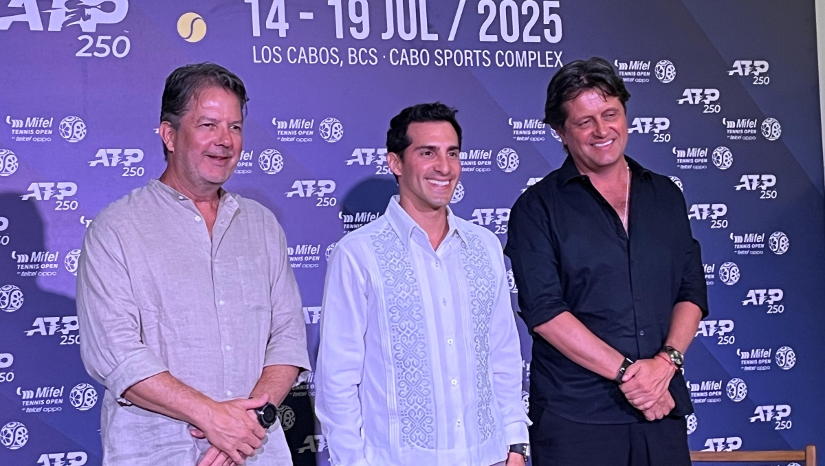 Álvaro Falla, Rommel Pacheco y Geoffrey Fernández informaron sobre la nueva competencia de tenis (Foto: Vanessa Flores)
