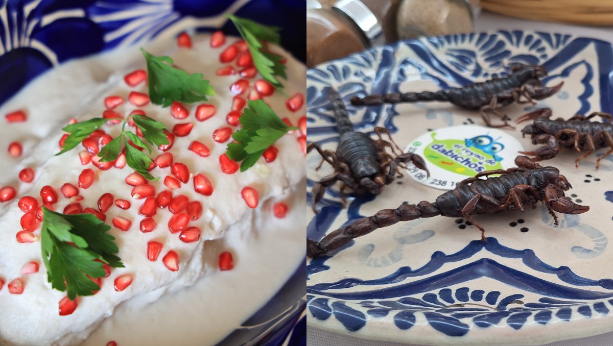 Chiles en Nogada con escorpiones | Agencia Es Imagen/ Especial