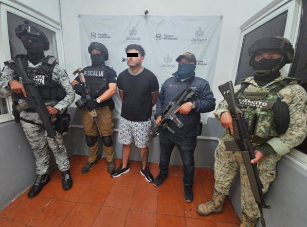 El hombre fue detenido el sábado en Zapopan. ( Cortesía).