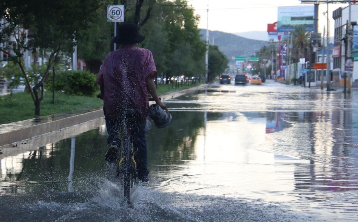 Lluvia en La Laguna. l Verónica Rivera