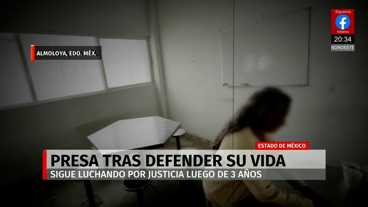 Mujer en Edomex enfrenta cárcel tras defenderse; exige justicia