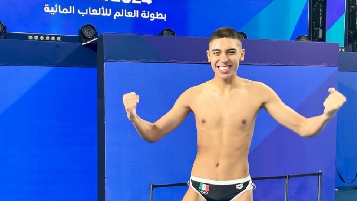 Nadador mexicano, Diego Villalobos se cuelga medalla de bronce en el Campeonato Mundial (Especial)