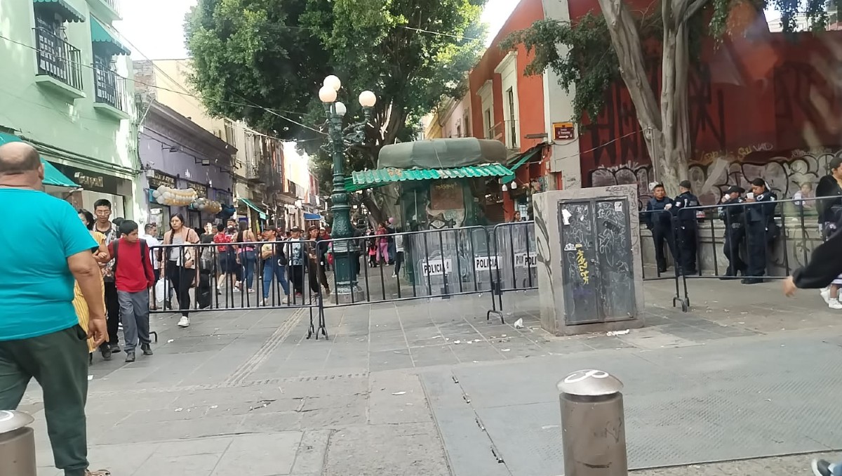 Operativo contra ambulantes en Puebla | Angélica Tenahua
