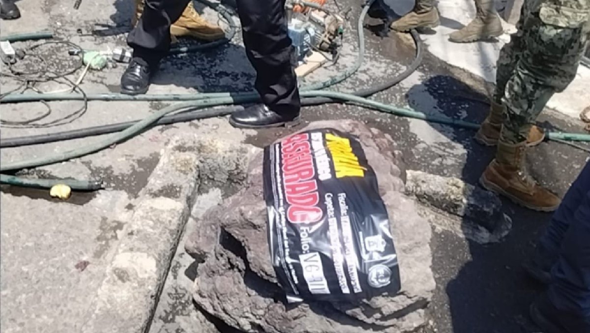 Por las tomas clandestinas.encontradas se extraían miles de litros de agua. Foto: (Especial)