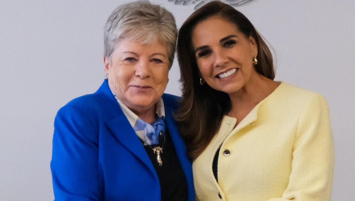 Alicia Bárcena y Mara Lezama. (Foto: Especial)