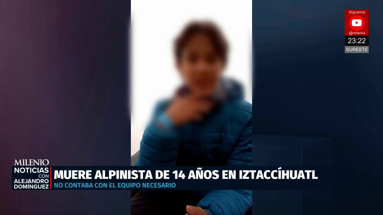 Encuentran el cuerpo de Paolo Sánchez en el Iztaccíhuatl tras días desaparecido
