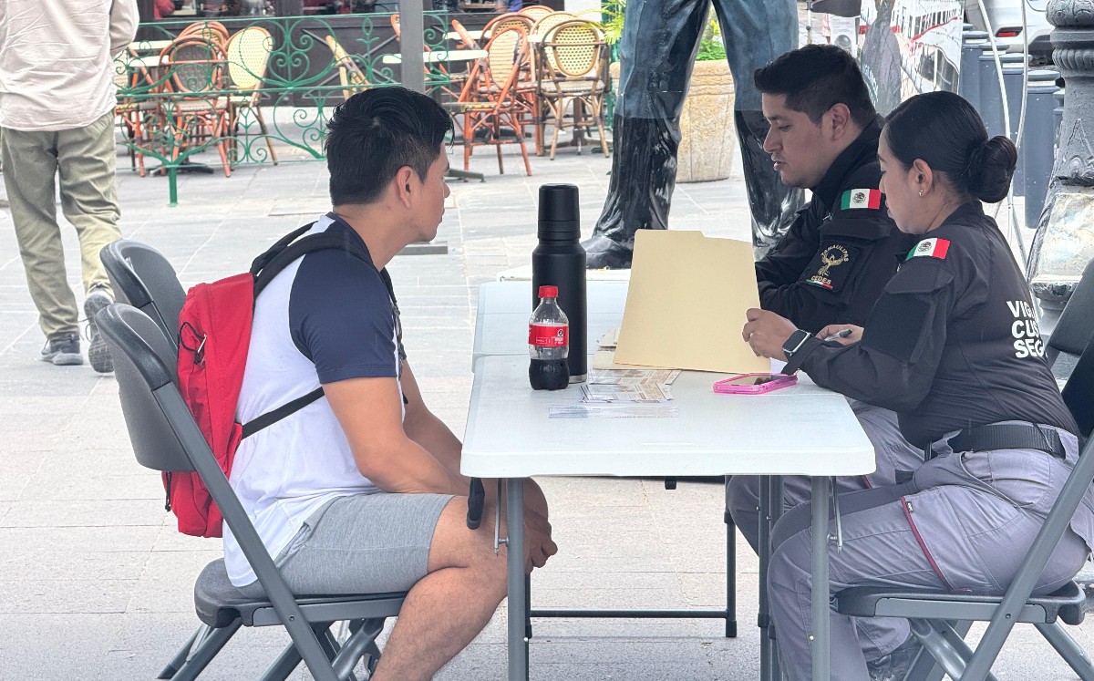 Guardia Estatal realiza un proceso de reclutamiento en Tampico. | Mario Juárez