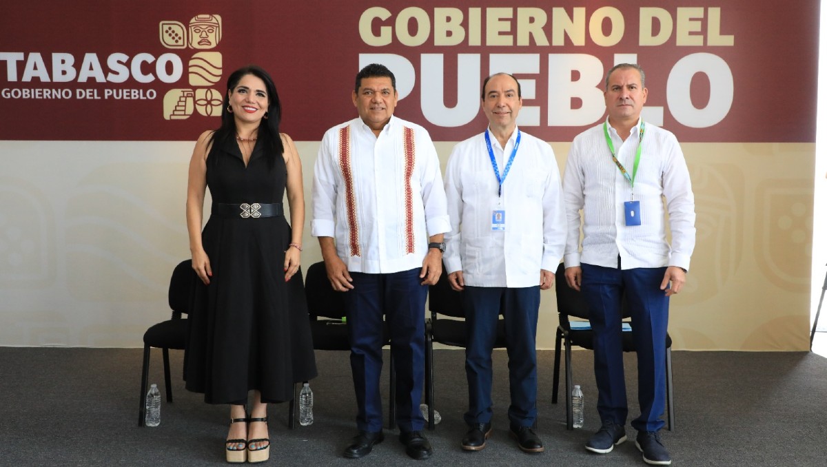 Katia Ornelas Gil, Javier May Rodríguez, Javier Treviño y José Ramiro López. | X
