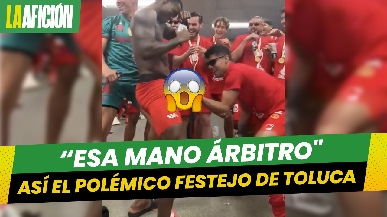 ¿Y esa mano? Jugadores de Toluca se hacen virales por polémico festejo tras ganar Campeón de Campeones