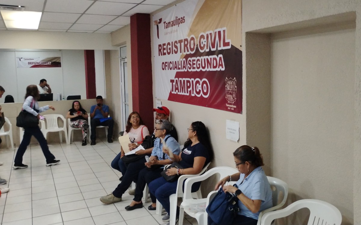 Oficinas del Registro Civil en Tampico