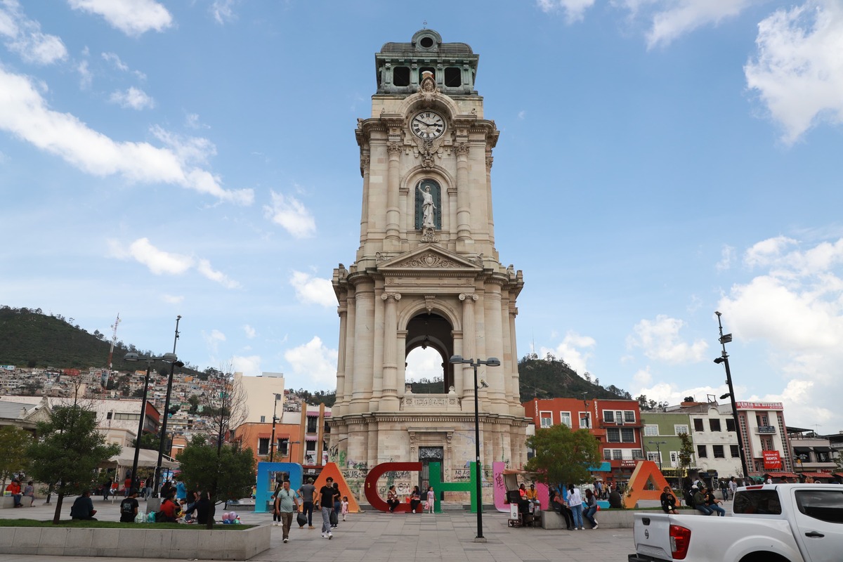 Plaza Independencia de Pachuca. (Foto: Jorge Sánchez)