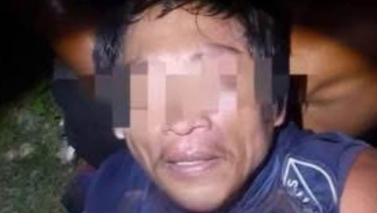 El presunto culpable fue detenido y amarrado por los vecinos, antes de la llegada de la policía. | Especial