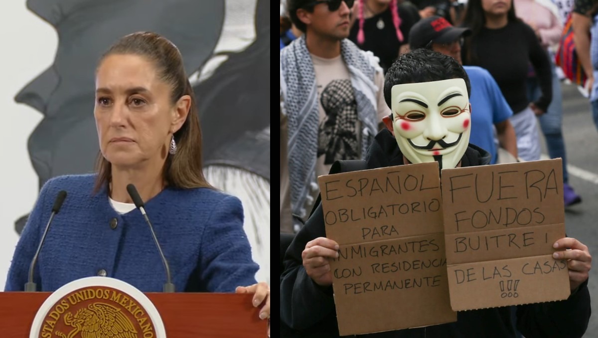 Sheinbaum reacciona a quema de libros. | ESPECIAL