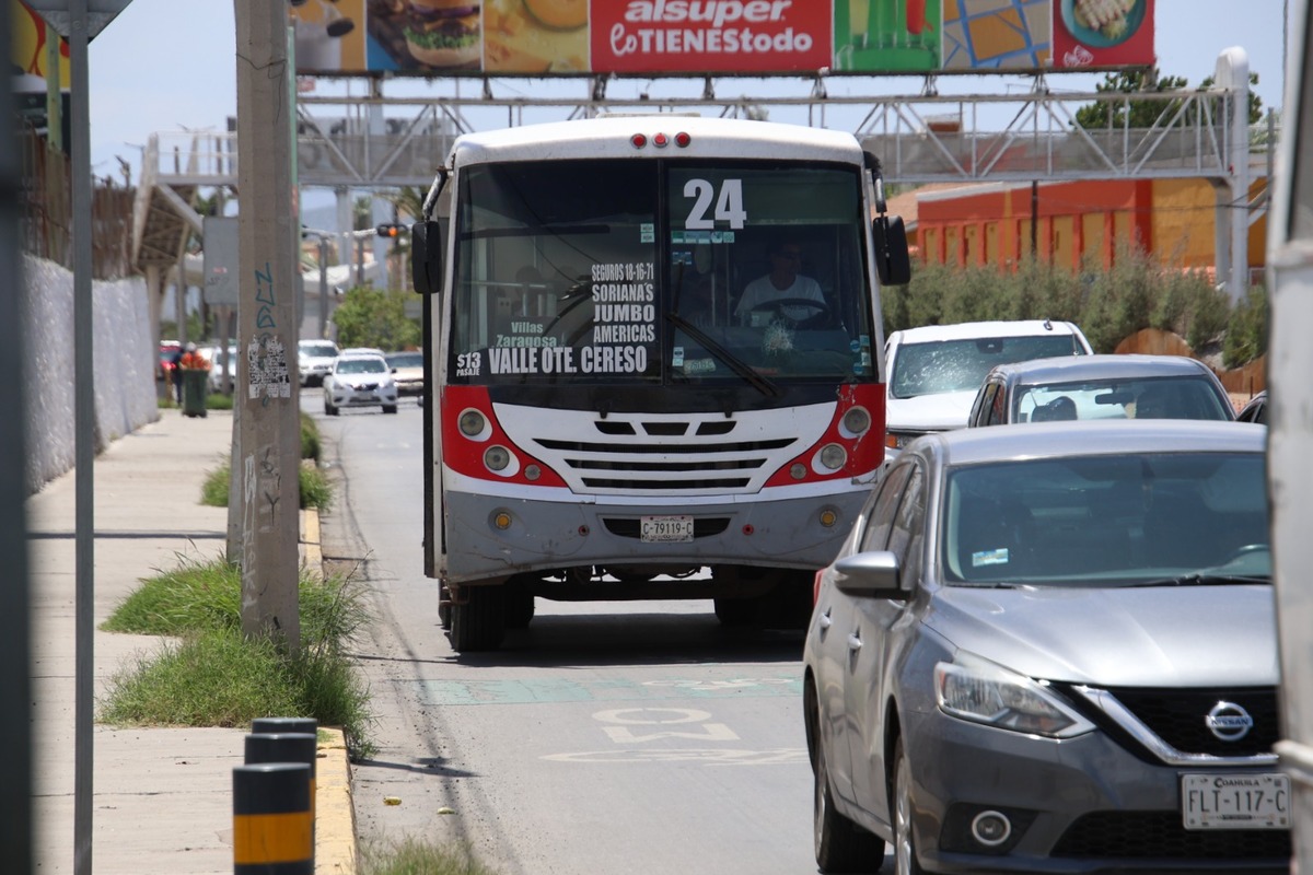 Transporte público en Torreón. | Verónica Rivera