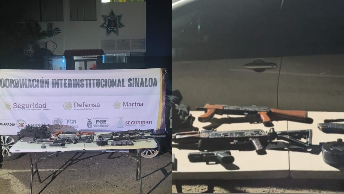 Fueron aseguradas armas de fuego y se desplegó un fuerte operativo militar y policial en la zona.  (Foto: Especial)