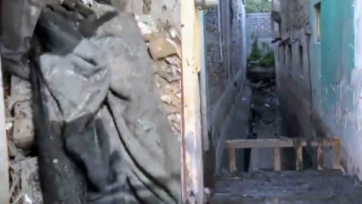 Las autoridades llenaron 5 camiones de basura tras el desazolve del drenaje. Foto: (Especial)