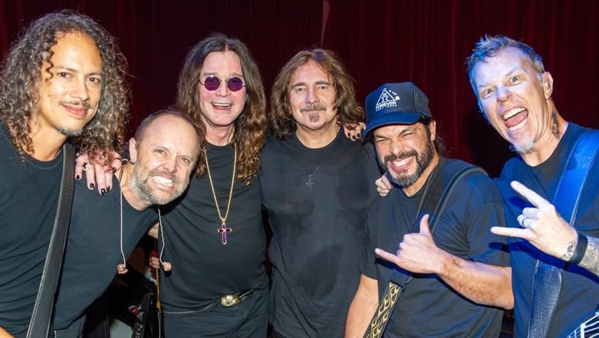 La banda compartió un par de fotos junto a Ozzy | Instagram