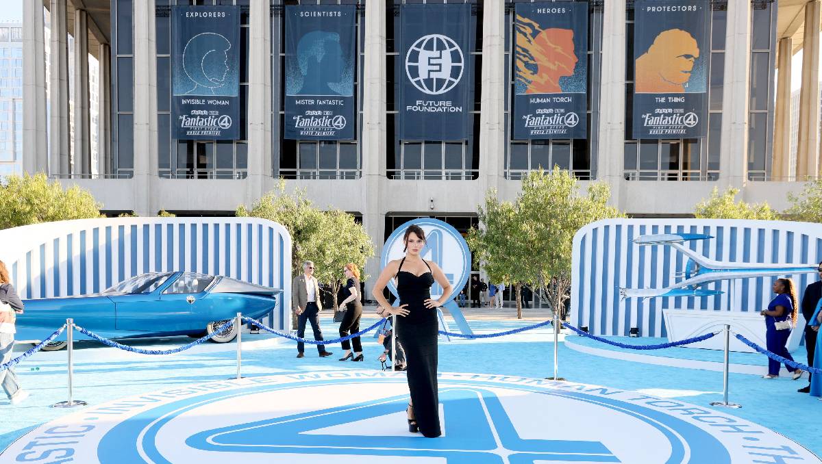 Dafne Keen en la alfombra azul de Los 4 Fantásticos | AFP