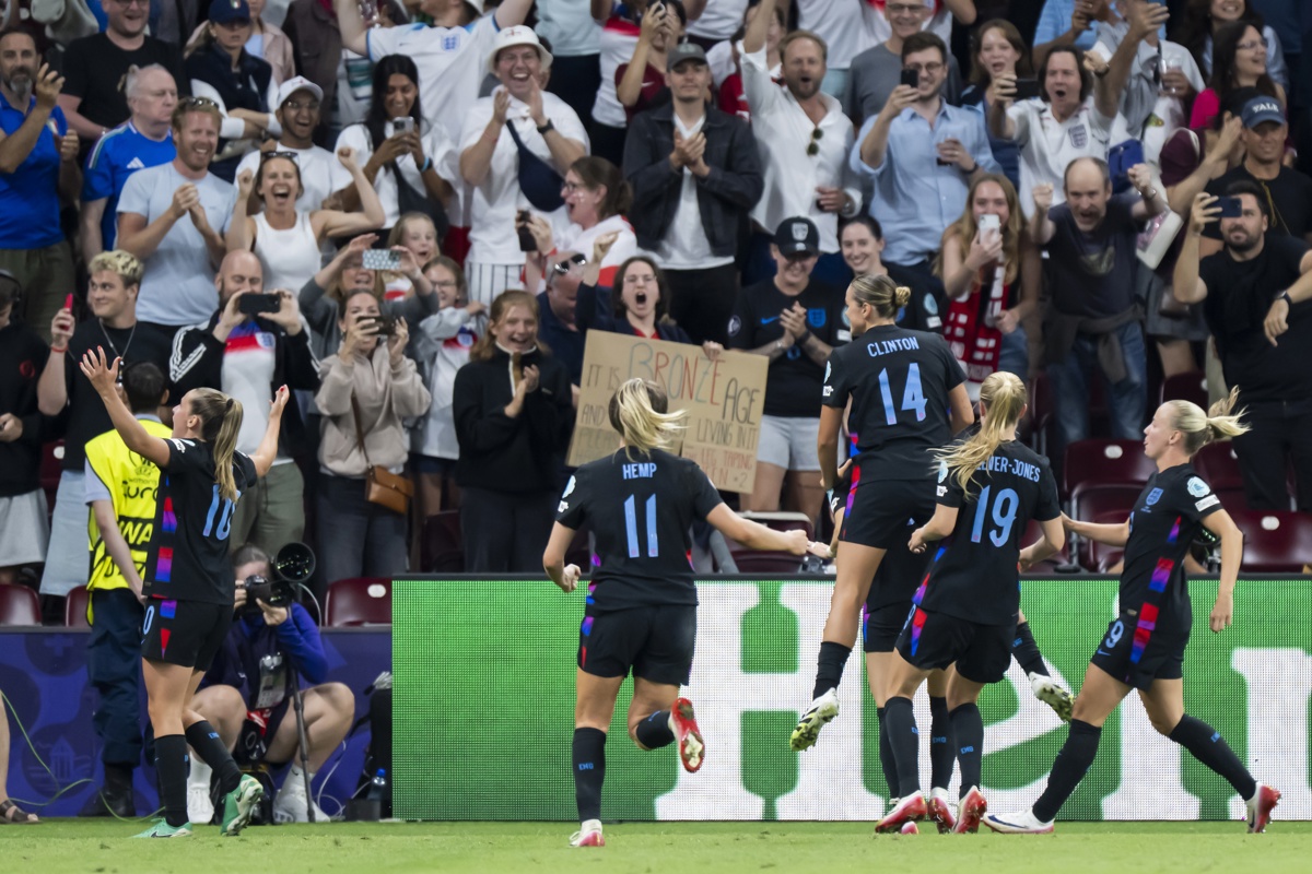 Inglaterra vence a Italia con un gol agónico en la Eurocopa Femenina (EFE)
