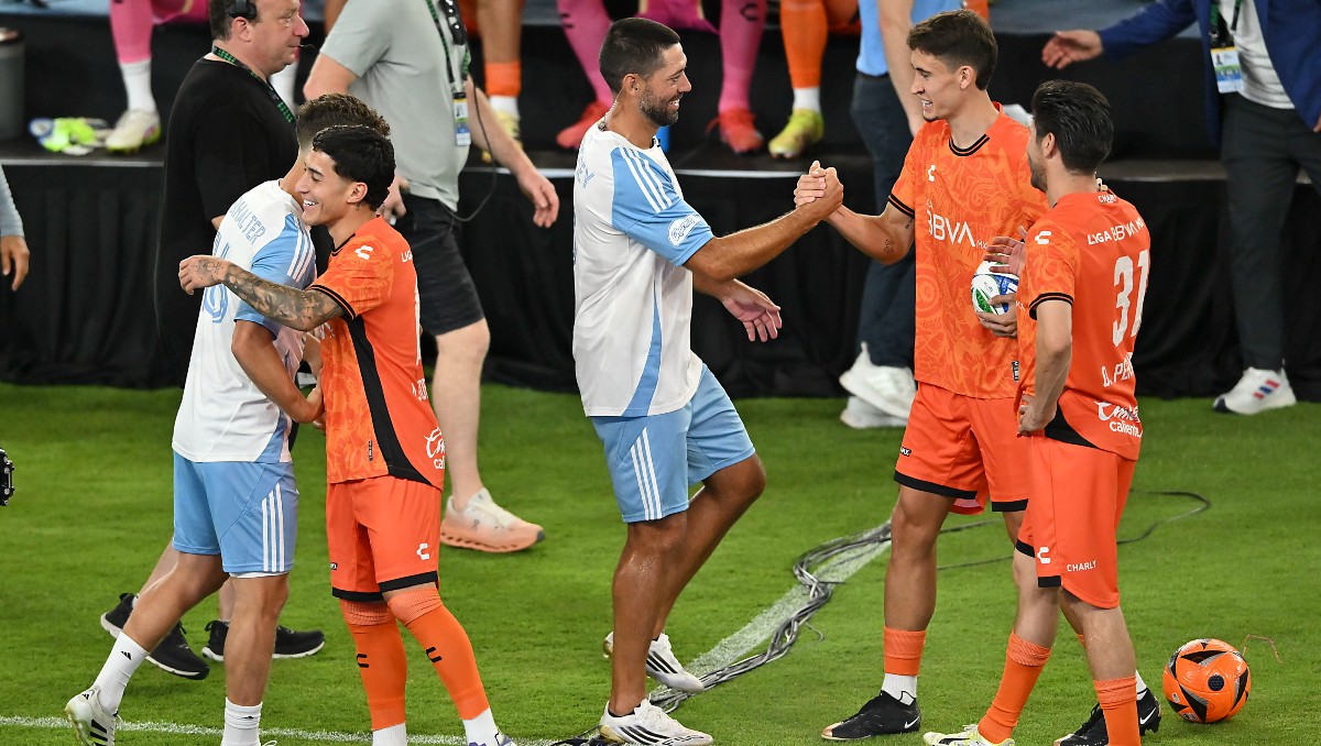 Jugadores de MLS y la MLS en el Skills Challenge de 2025 (Imago7)