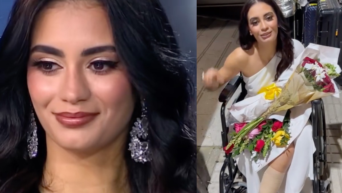 Laura Pérez, modelo que sufrió un accidente. | ESPECIAL