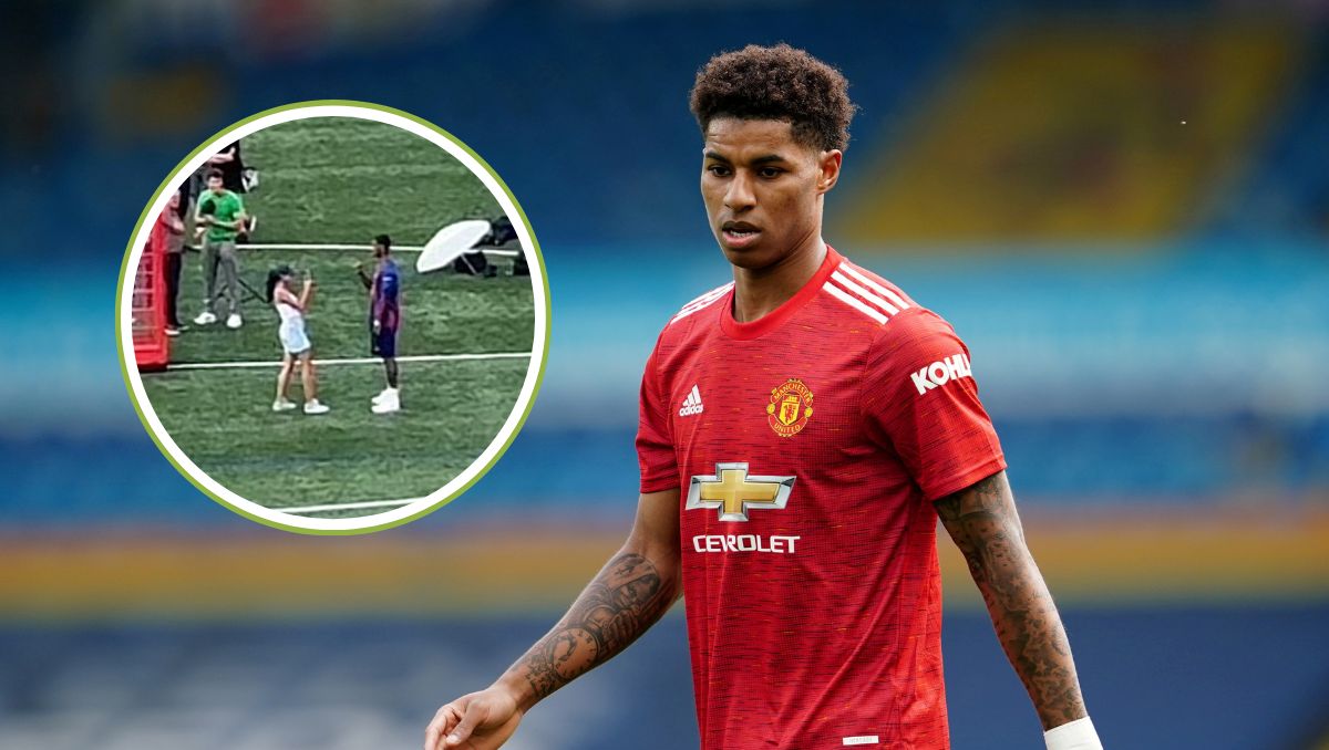 Marcus Rashford ya luce los colores del Barcelona (Redes / Reuters)