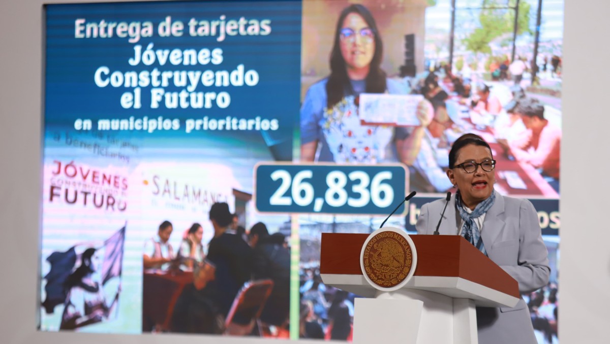 La secretaria de Gobernación señaló que también se han cambiado juguetes bélicos por juguetes educativos. | Foto: Juan Carlos Bautista