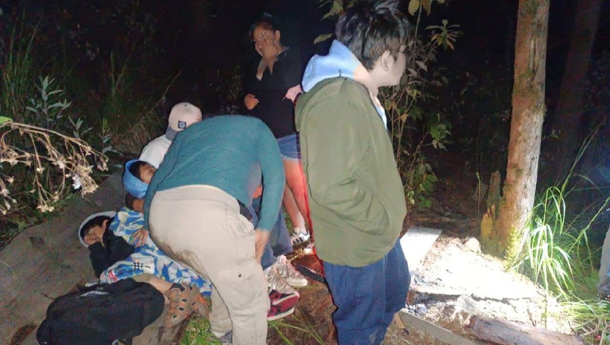La familia se perdió cuando realizaban un picnic en el parque Ecoturístico Dos Aguas. Foto: (Especial)