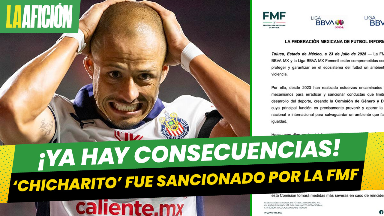 FMF sanciona a 'Chicharito' Hernández por promover "estereotipos sexistas"