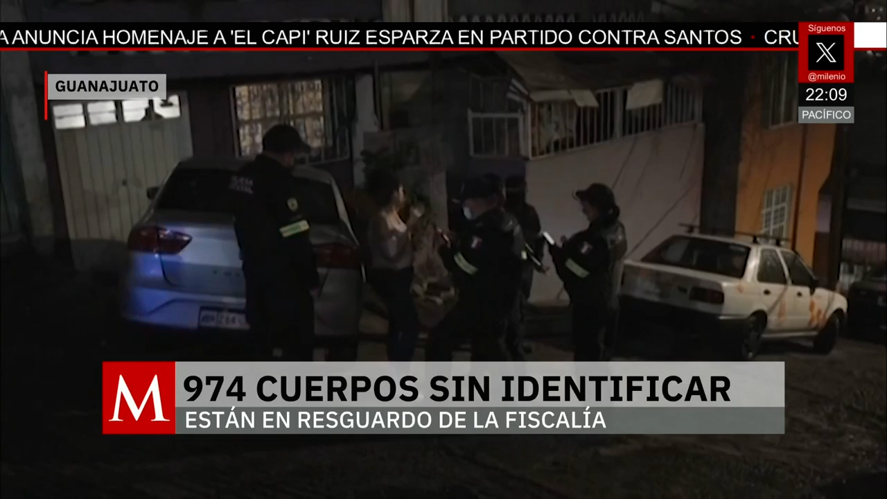 Guanajuato enfrenta crisis forense con 974 cuerpos sin identificar en refrigeración