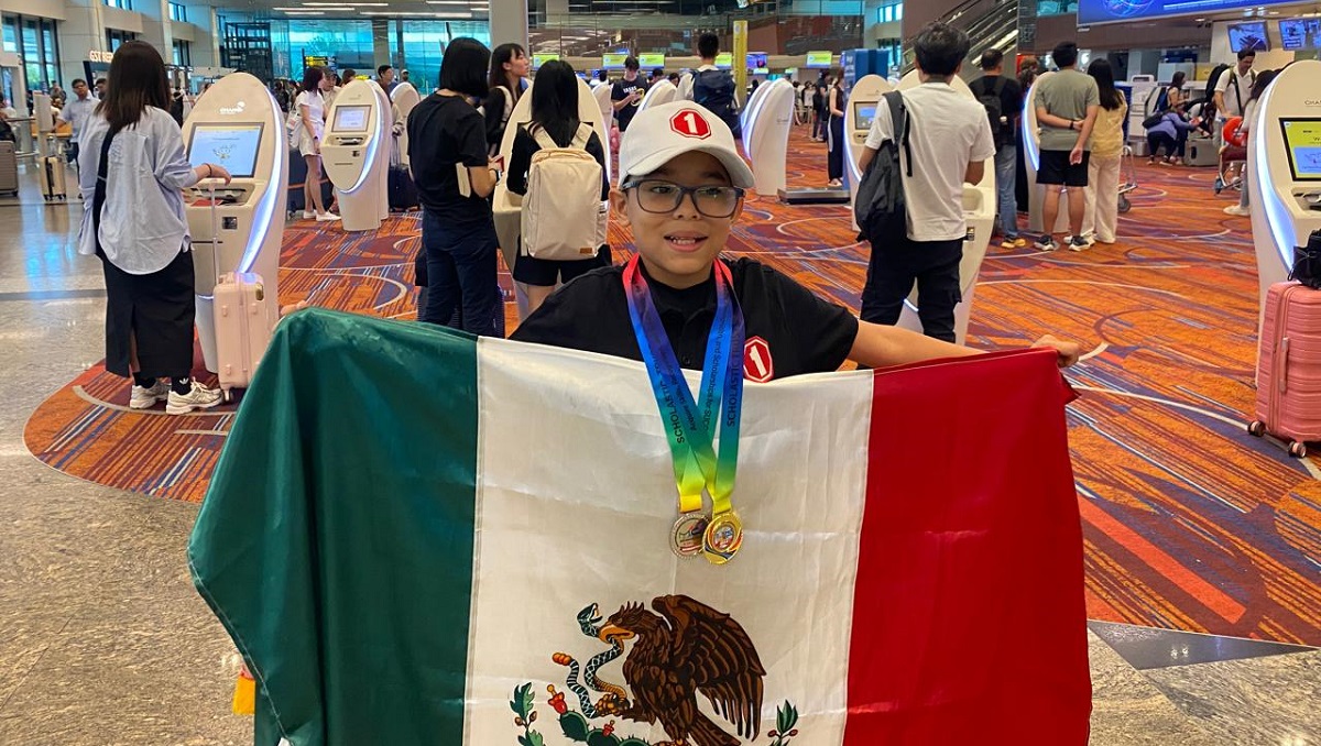 Ian Arturo Casillas González se destacó en la categoría individual en el SIMOC. (cortesía)