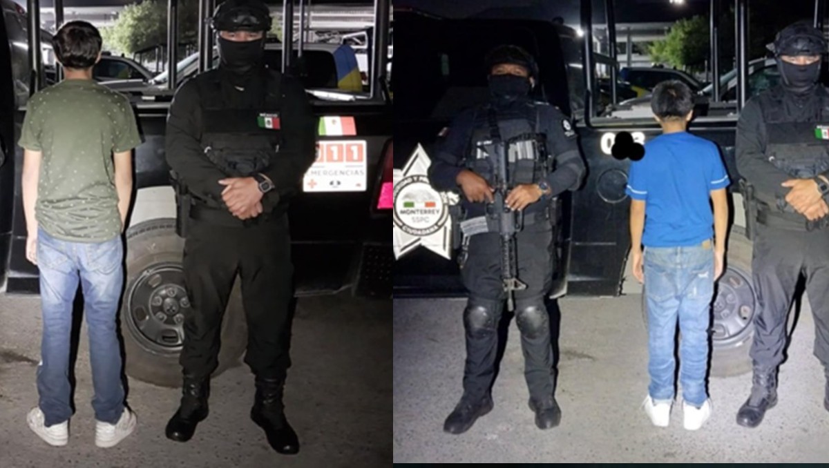 Los presuntos agresores fueron detenidos a bordo de un camión de transporte público Foto: Especial