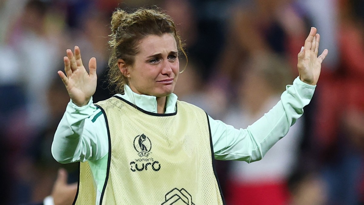 Cristiana Girelli y su emotivo discurso tras la eliminación de la Eurocopa Femenina (Reuters)