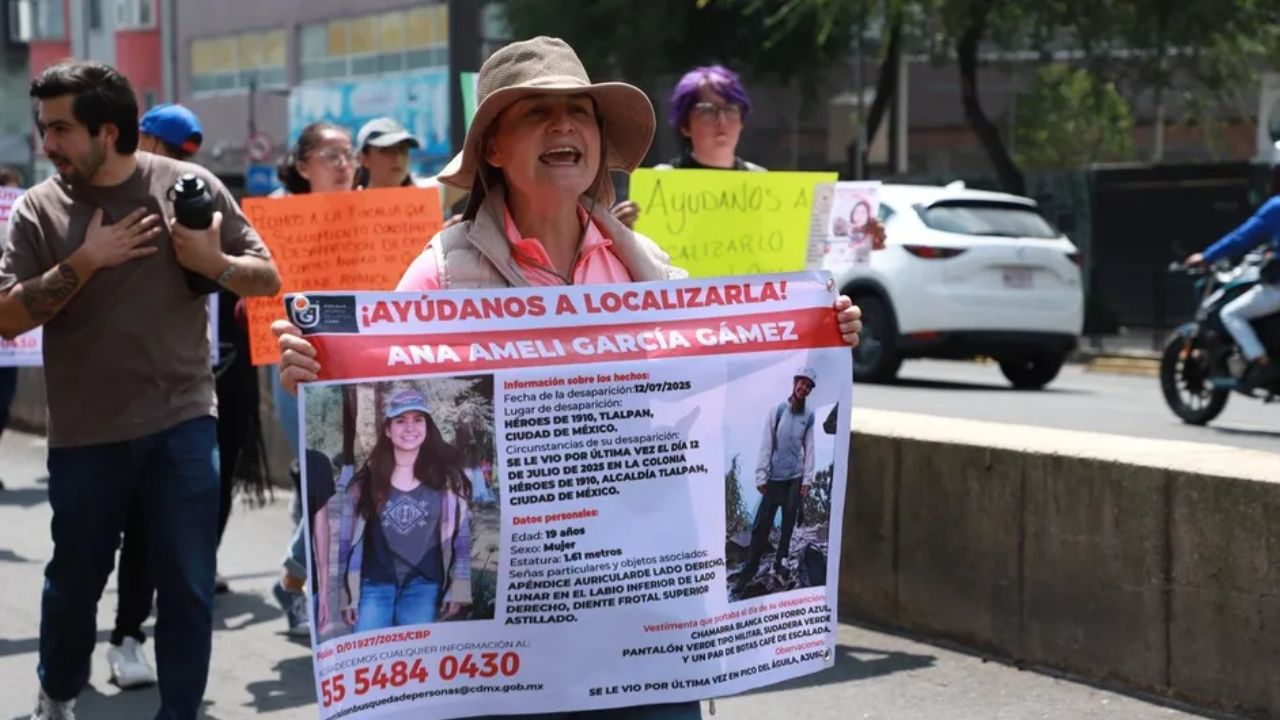 Familia de Ana Amelí protesta en Reforma; padre revela segunda hipótesis en el caso