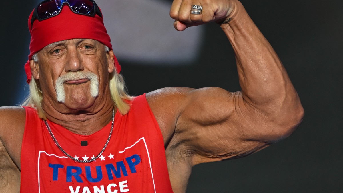 Hulk Hogan era amigo de Donald Trump y colaboró en su campaña presidencial. | AFP