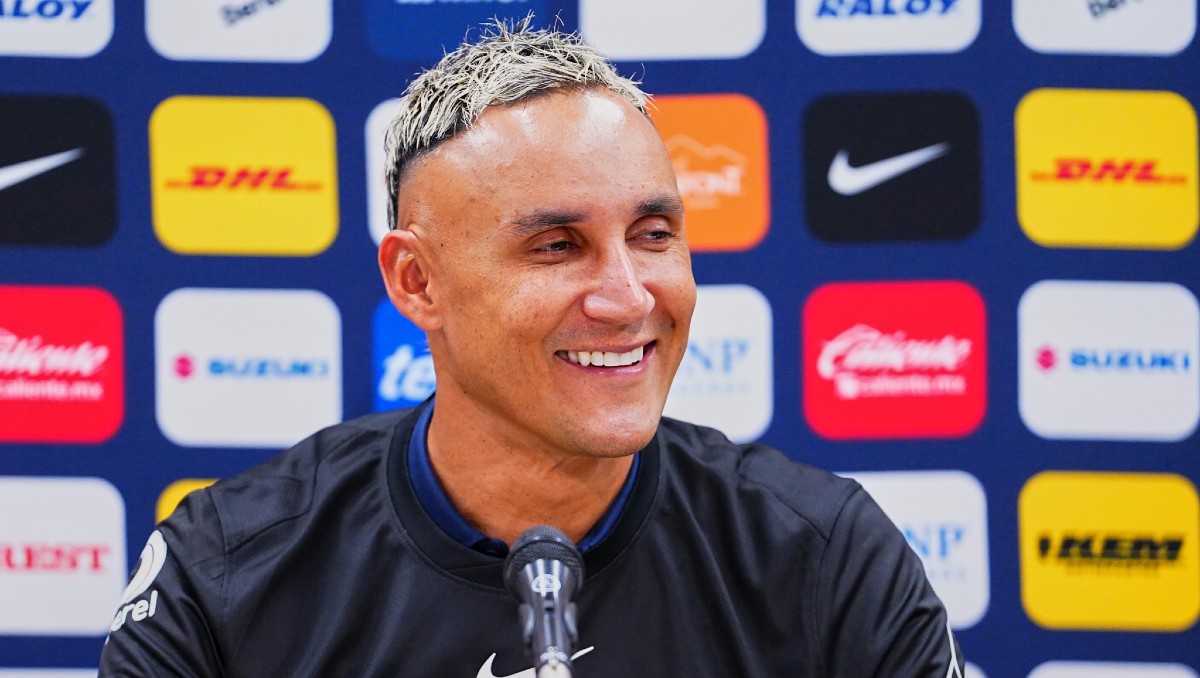 Keylor Navas en su presentación con Pumas (Imago7)