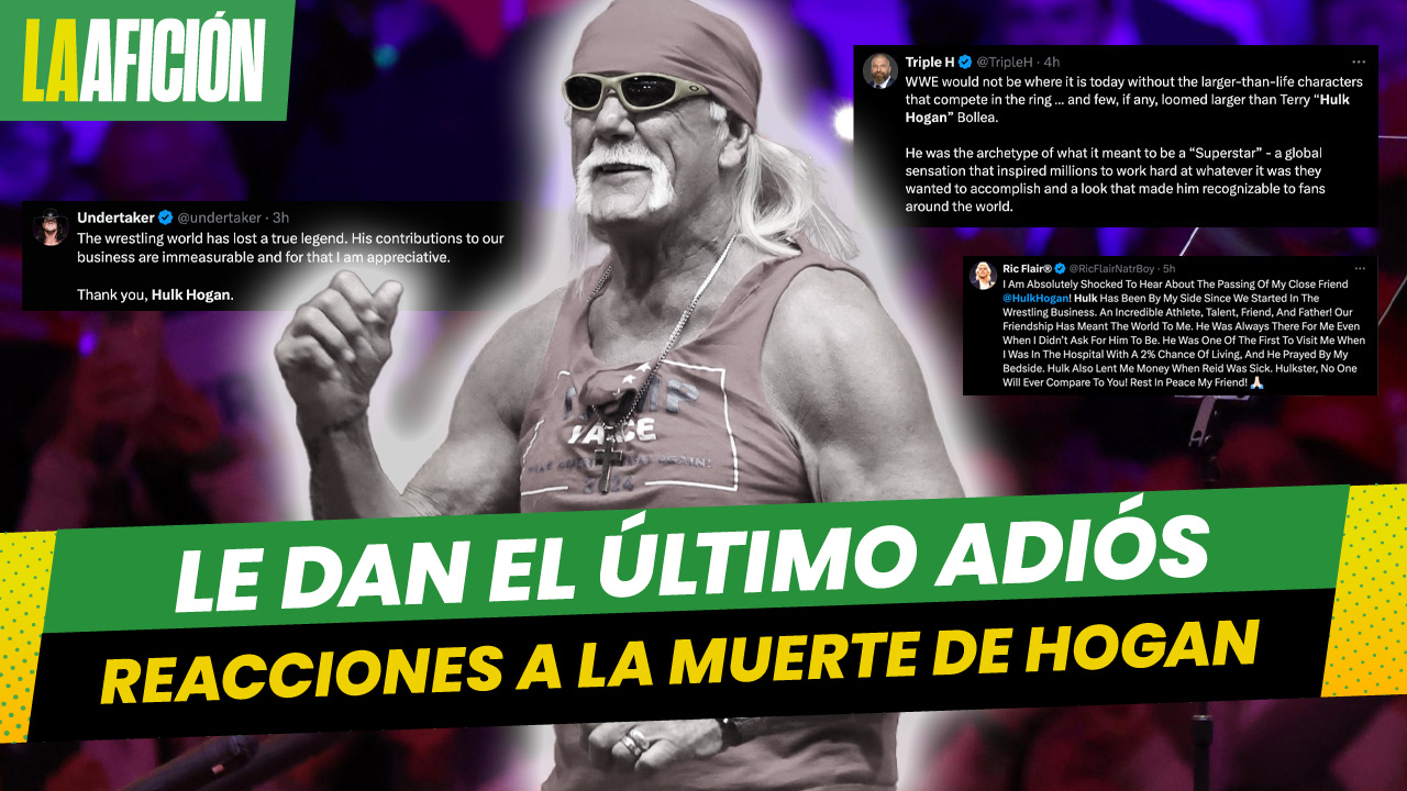 Mundo de la lucha libre reacciona a la muerte de Hulk Hogan