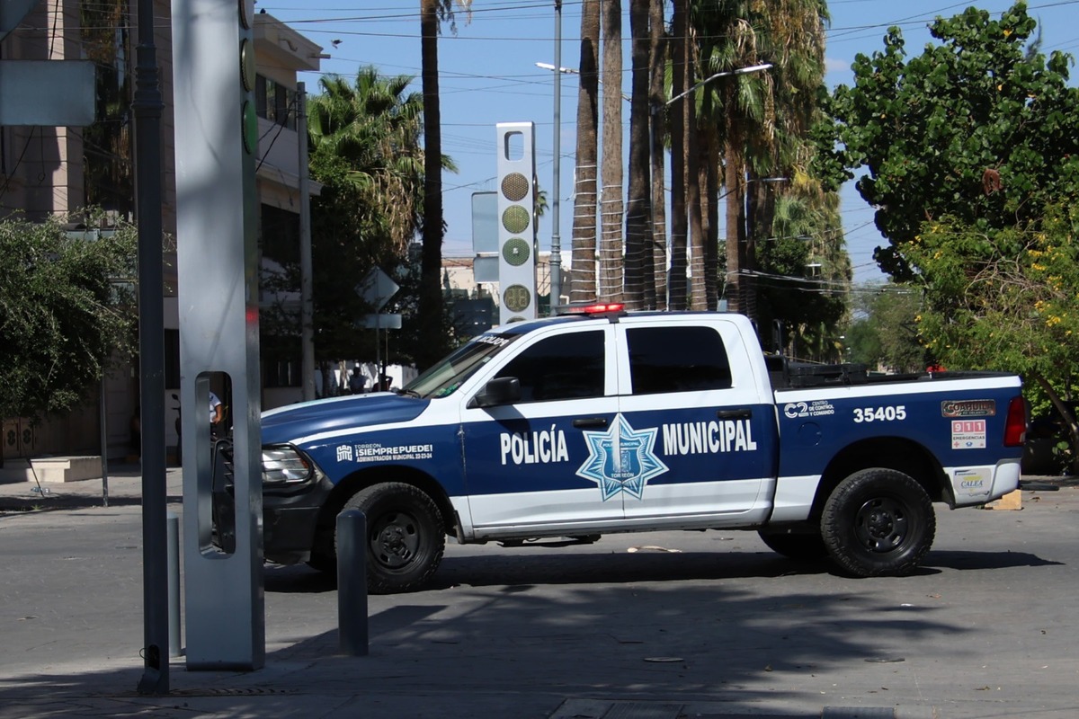 Policía municipal de Torreón. | Verónica Rivera