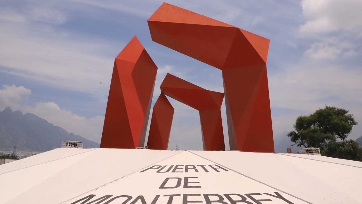 La Puerta de Monterrey, un monumento ubicado en el municipio de Santa Catarina y representativo en el ingreso a la ciudad / Leonel Rocha