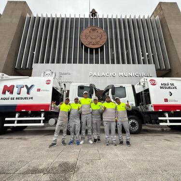 Con 70 camiones de última generación, Red Ambiental reduce emisiones contaminantes y optimiza la recolección de residuos en Monterrey.