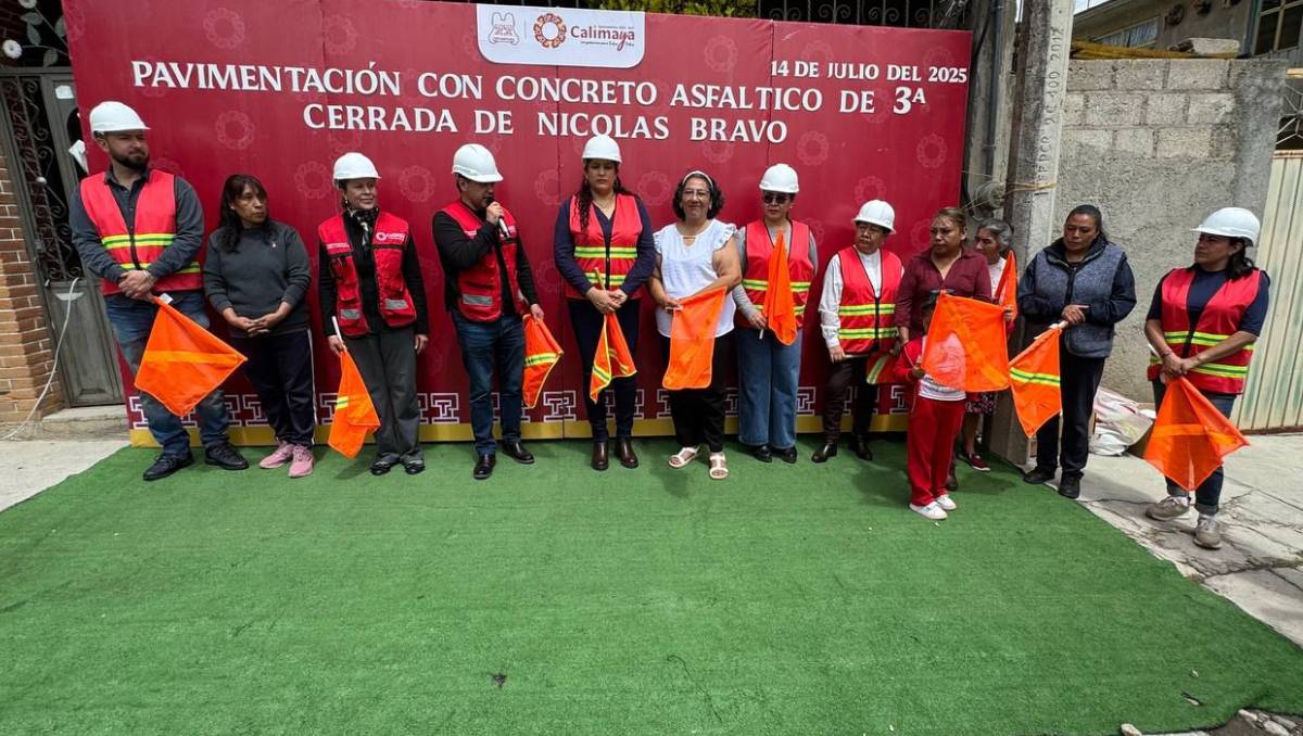 Con esta pavimentación, más de 500 habitantes se verán beneficiados. | Especial