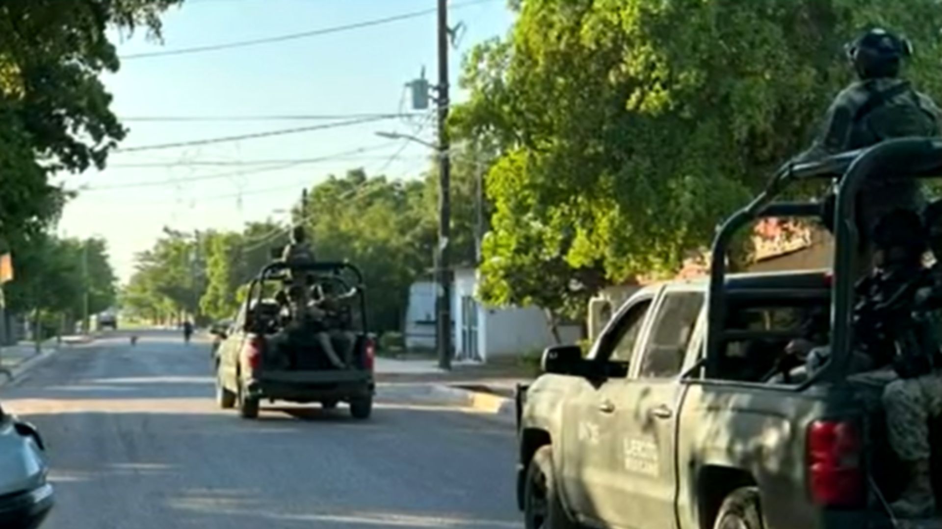 Fuerzas federales realizan operativo de vigilancia en Guasave, Sinaloa