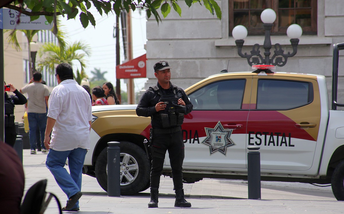 Guardia Estatal en Tampico, Tamaulipas