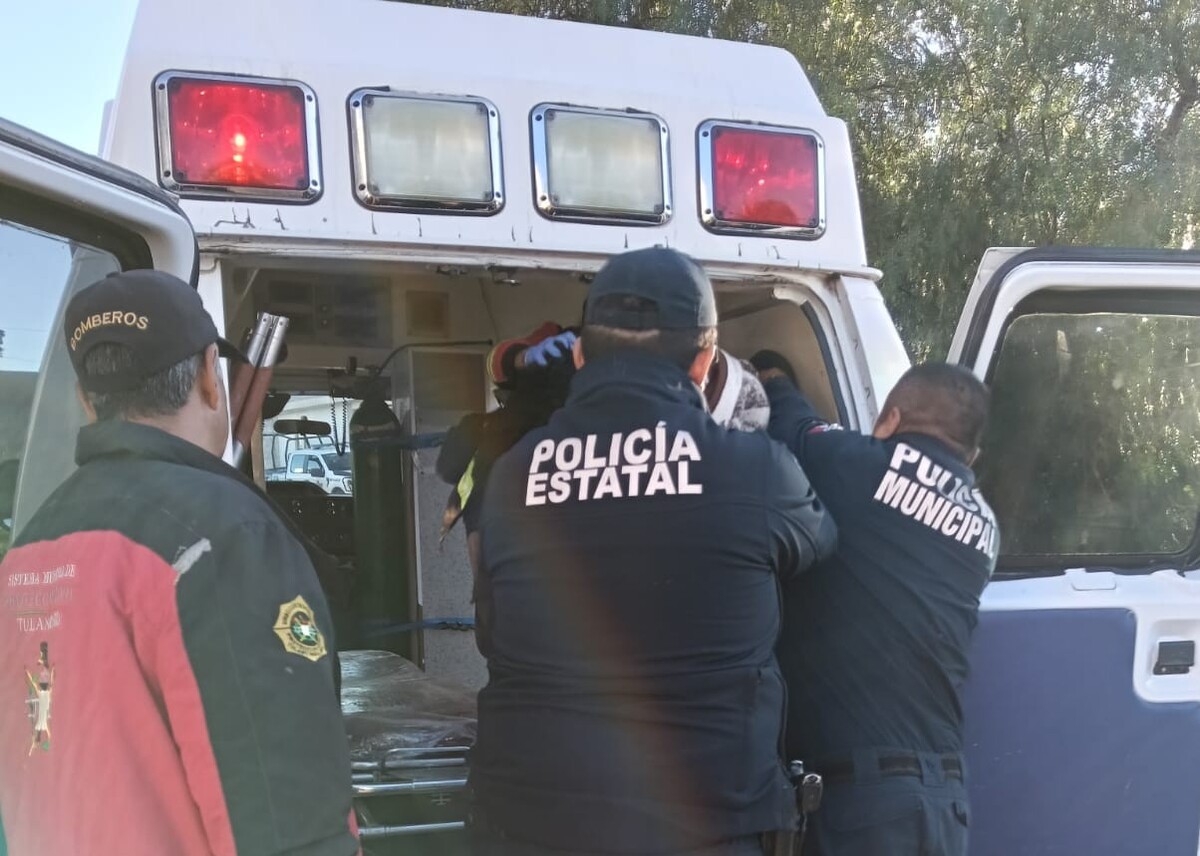 Joven fue rescatado en presa El Paraíso. (Cortesía)