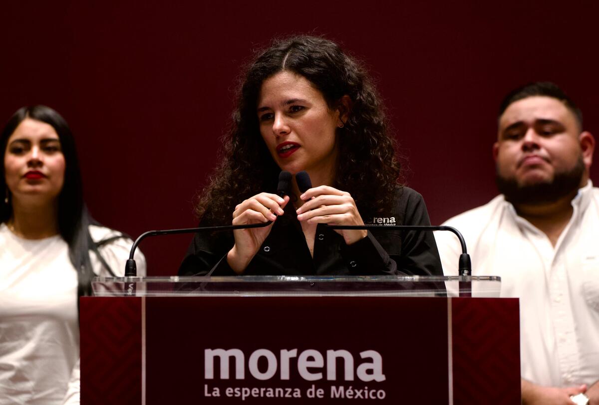 Luisa Alcalde ofreció una conferencia de prensa desde Coahuila. | Especial
