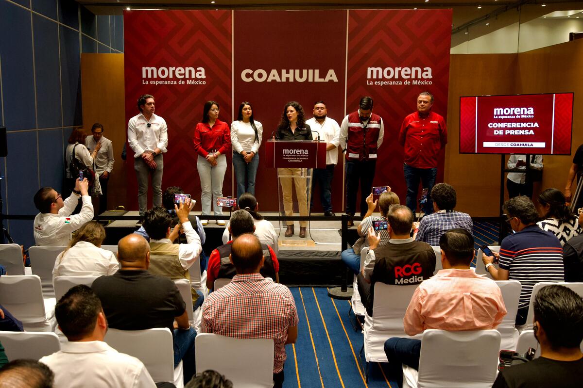 Luisa Alcalde se reunió con los morenistas de Coahuila de cara a las elecciones 2026. | Especial