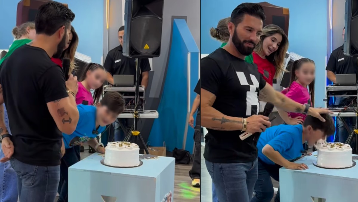 Poncho de Nigris hace llorar a su hijo en su cumpleaños | Especial