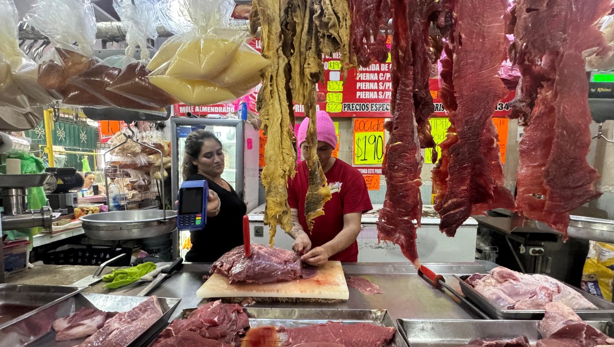 Venta de carne en Tampico. (Alberto Cano)